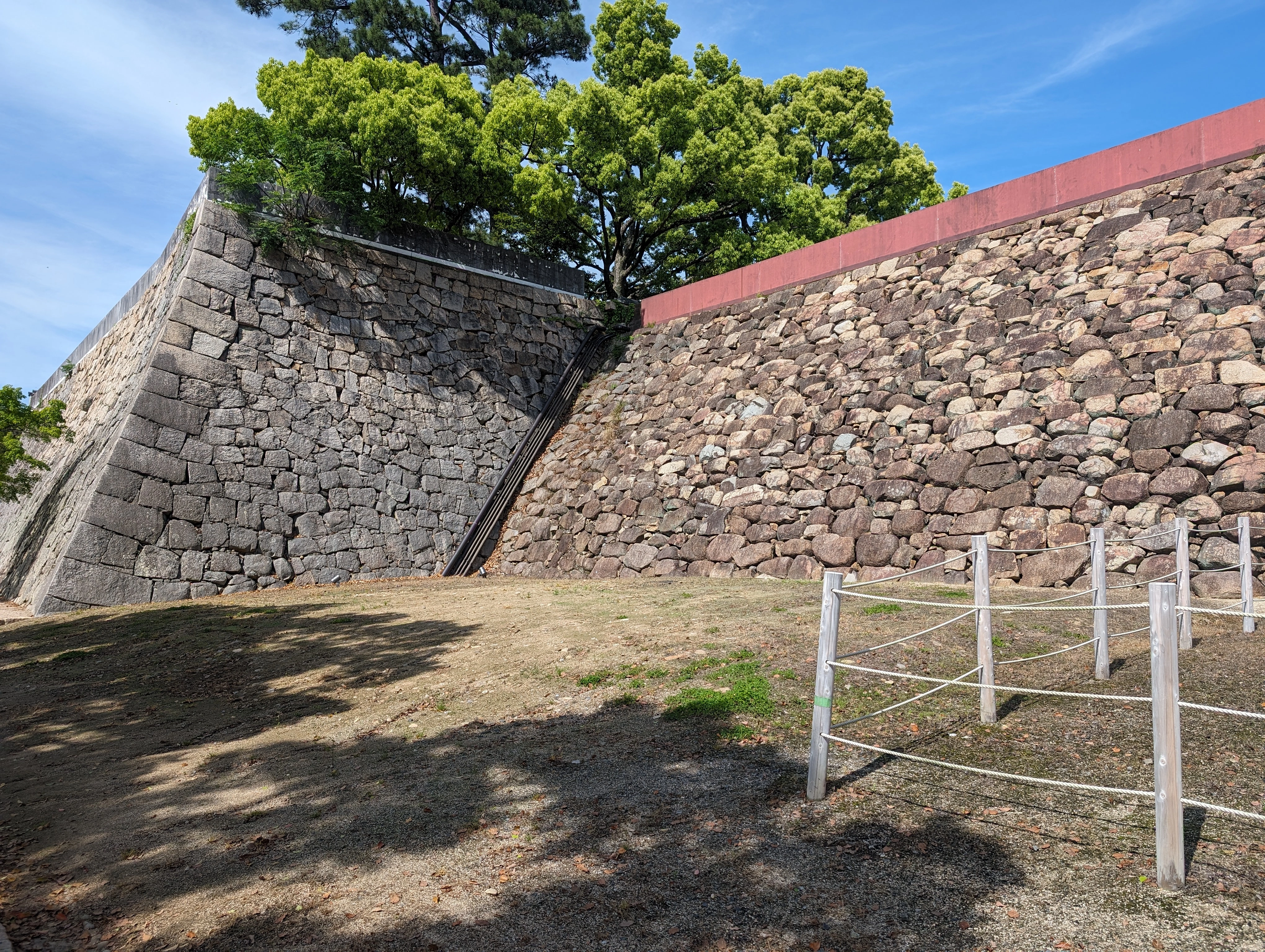岡山城石垣